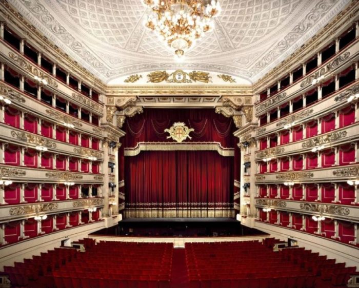 Teatro La Scala a Milano Teatro La Scala a Milano by Massimo Listri, luxurious red and gold interior of an old Theatre