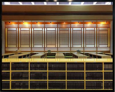 Biblioteca di Taipai Biblioteca di Taipai by Massimio Listri, minimalistic reading hall of a library