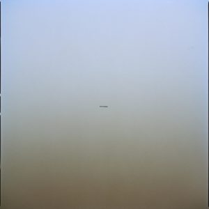 Lake IV by Nigel Parry from the Landscapes Series, orange and blue lake